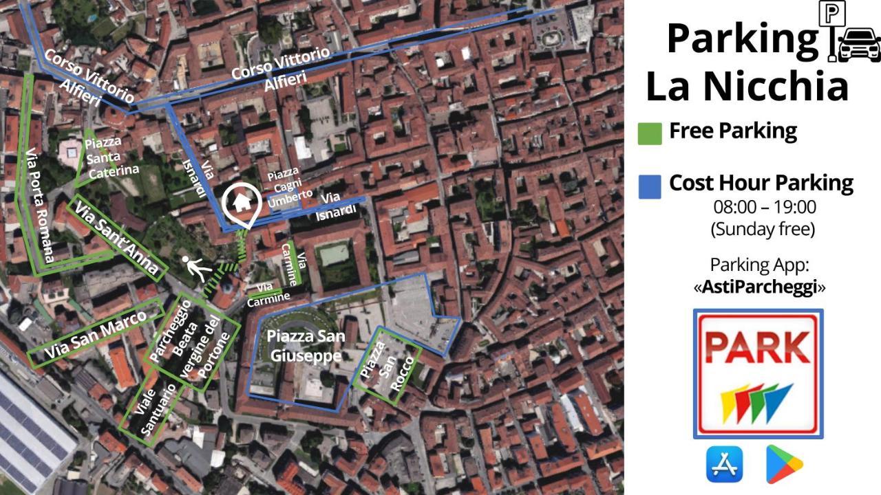 La Nicchia Lägenhet Asti Exteriör bild